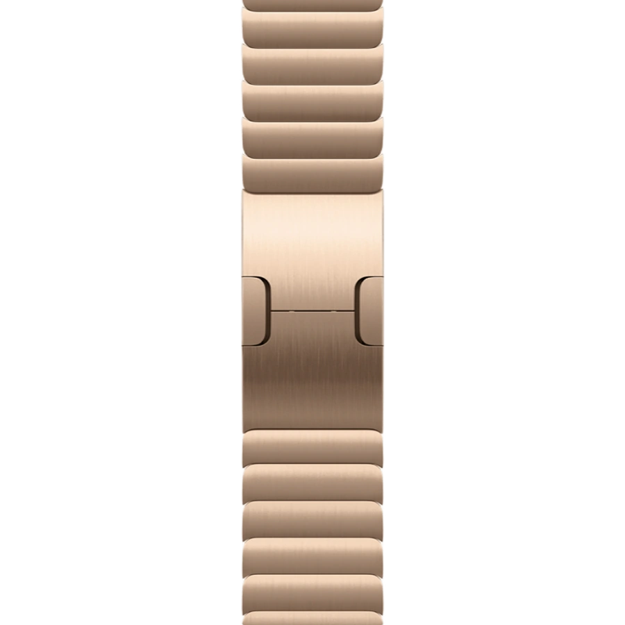 Apple Watch Series 11 GPS + Cellular 42mm Natural Titanium Case with Gold Link Bracelet (MF9H4+MXMC3)