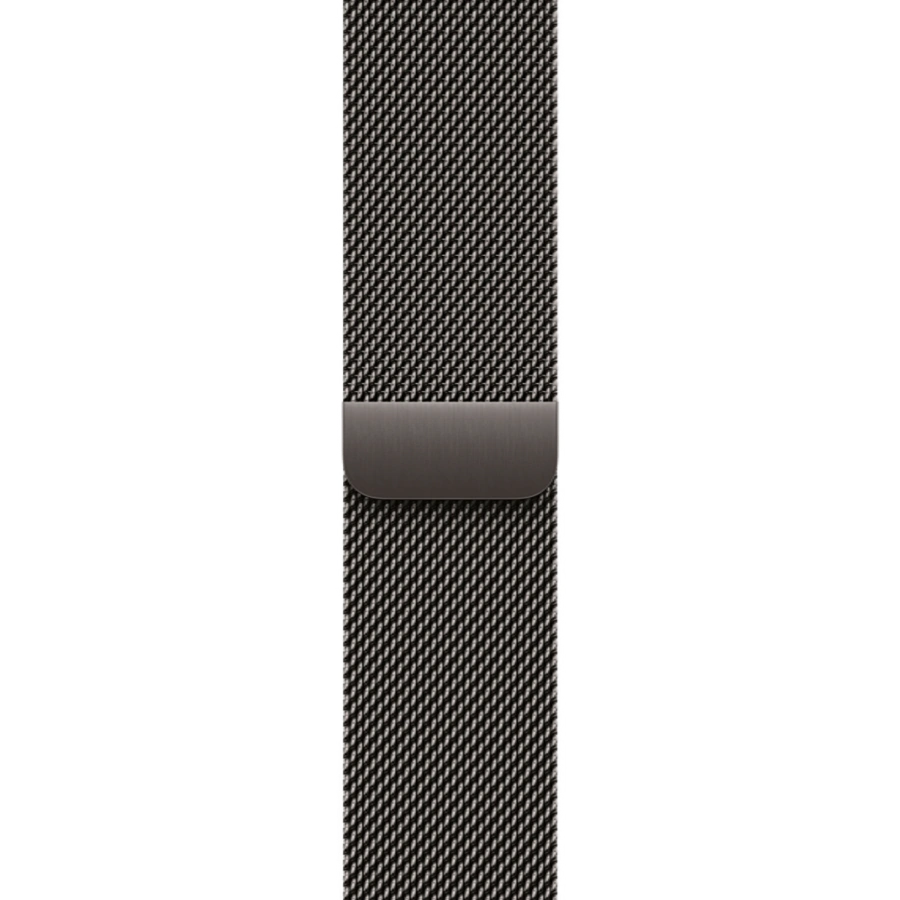 Apple Watch Series 11 GPS + Cellular 42mm Natural Titanium Case with Slate Milanese Loop (MF9H4+MGJ14)