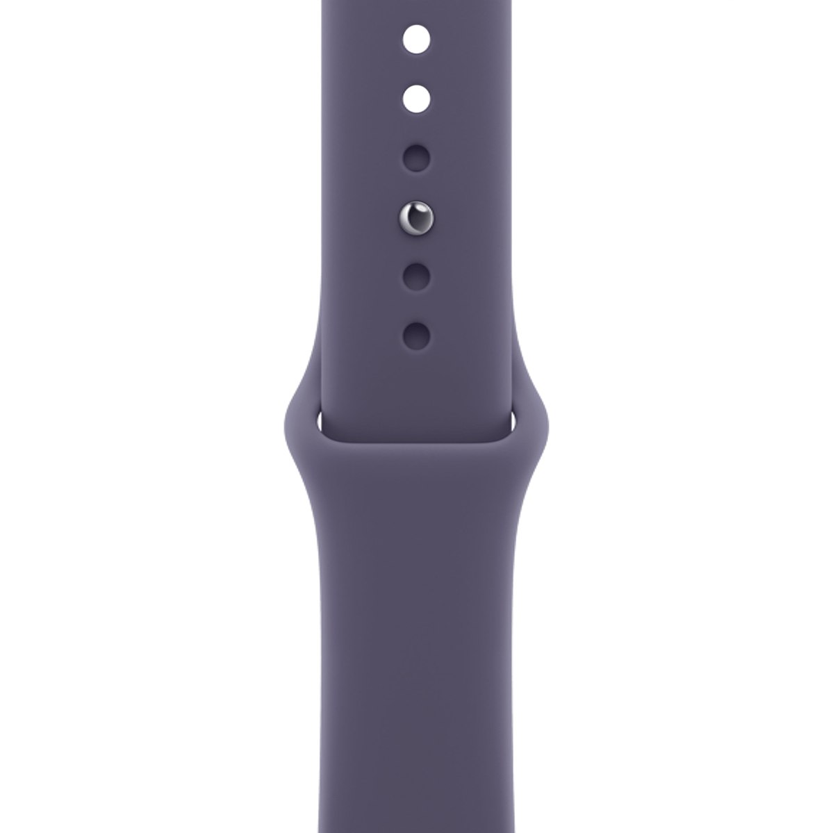Apple Watch Series 11 GPS + Cellular 42mm Silver Aluminum Case with Purple Fog Sport Band - S/M (MF8H4)