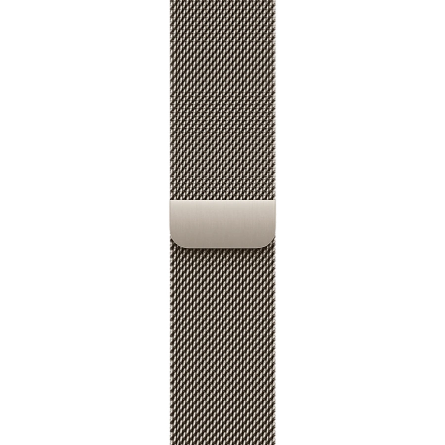 Apple Watch Series 11 GPS + Cellular 42mm Slate Titanium Case with Natural Milanese Loop (MF9K4+MGHY4)