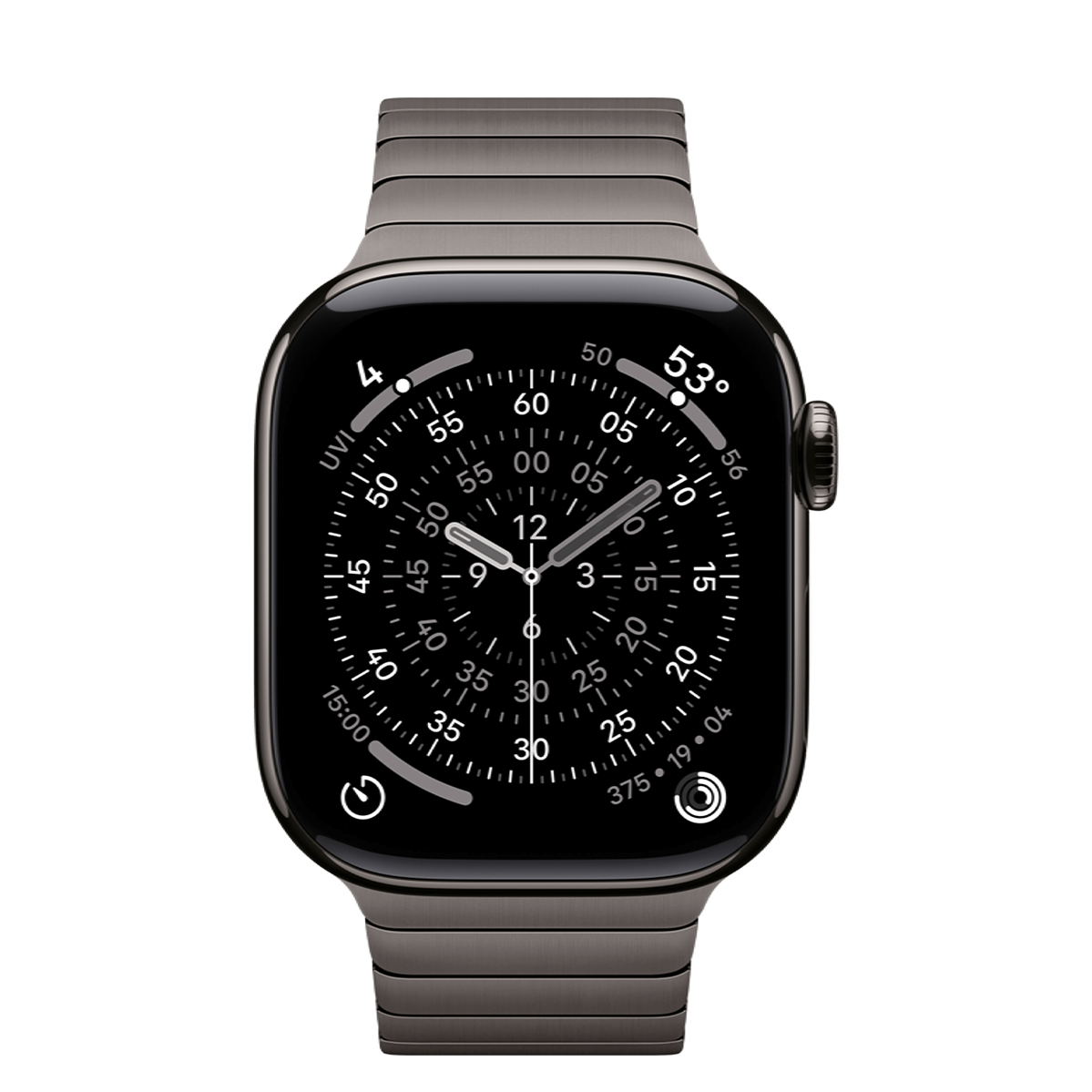 Apple Watch Series 11 GPS + Cellular 42mm Slate Titanium Case with Slate Link Bracelet (MF9K4+MXMD3)