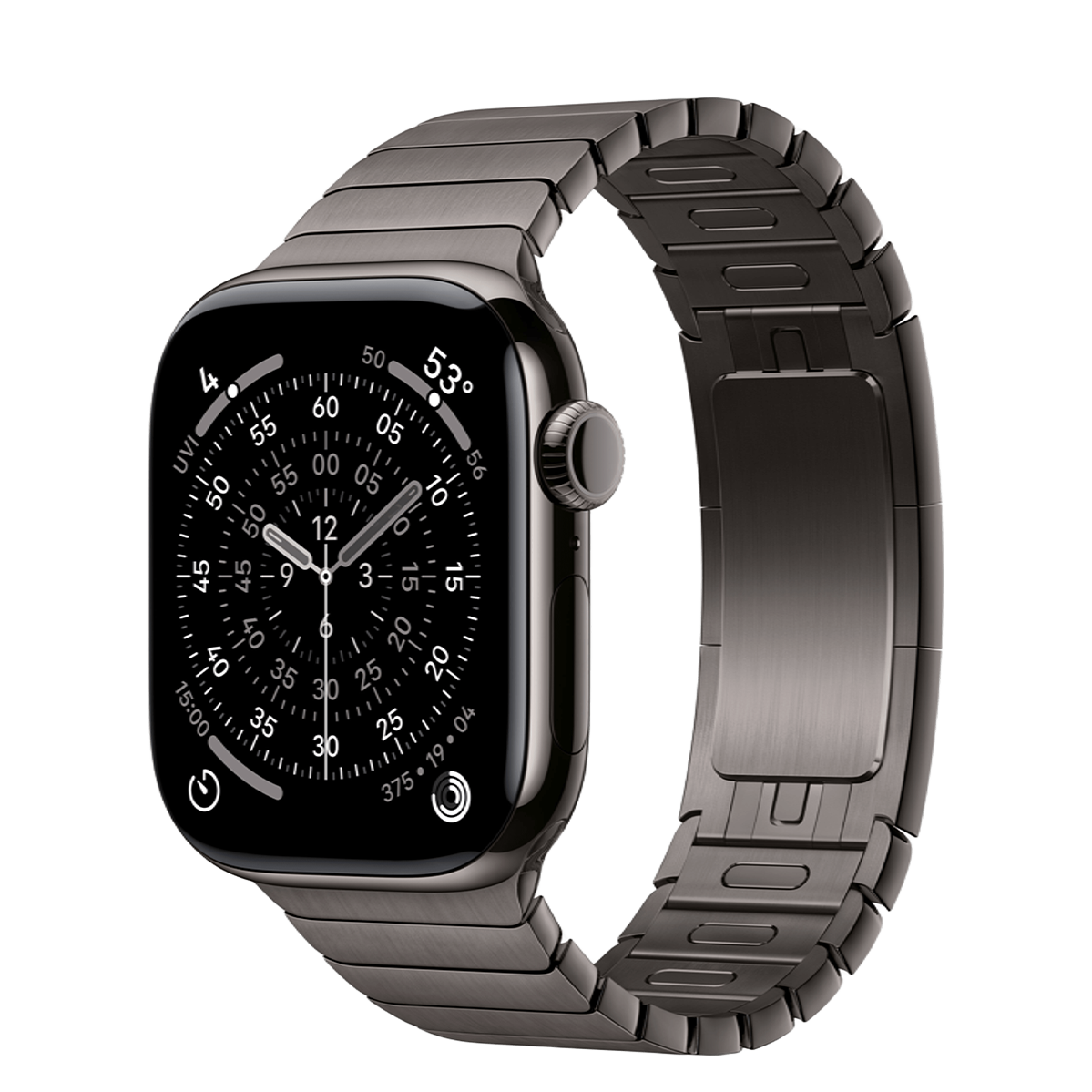 Apple Watch Series 11 GPS + Cellular 42mm Slate Titanium Case with Slate Link Bracelet (MF9K4+MXMD3)