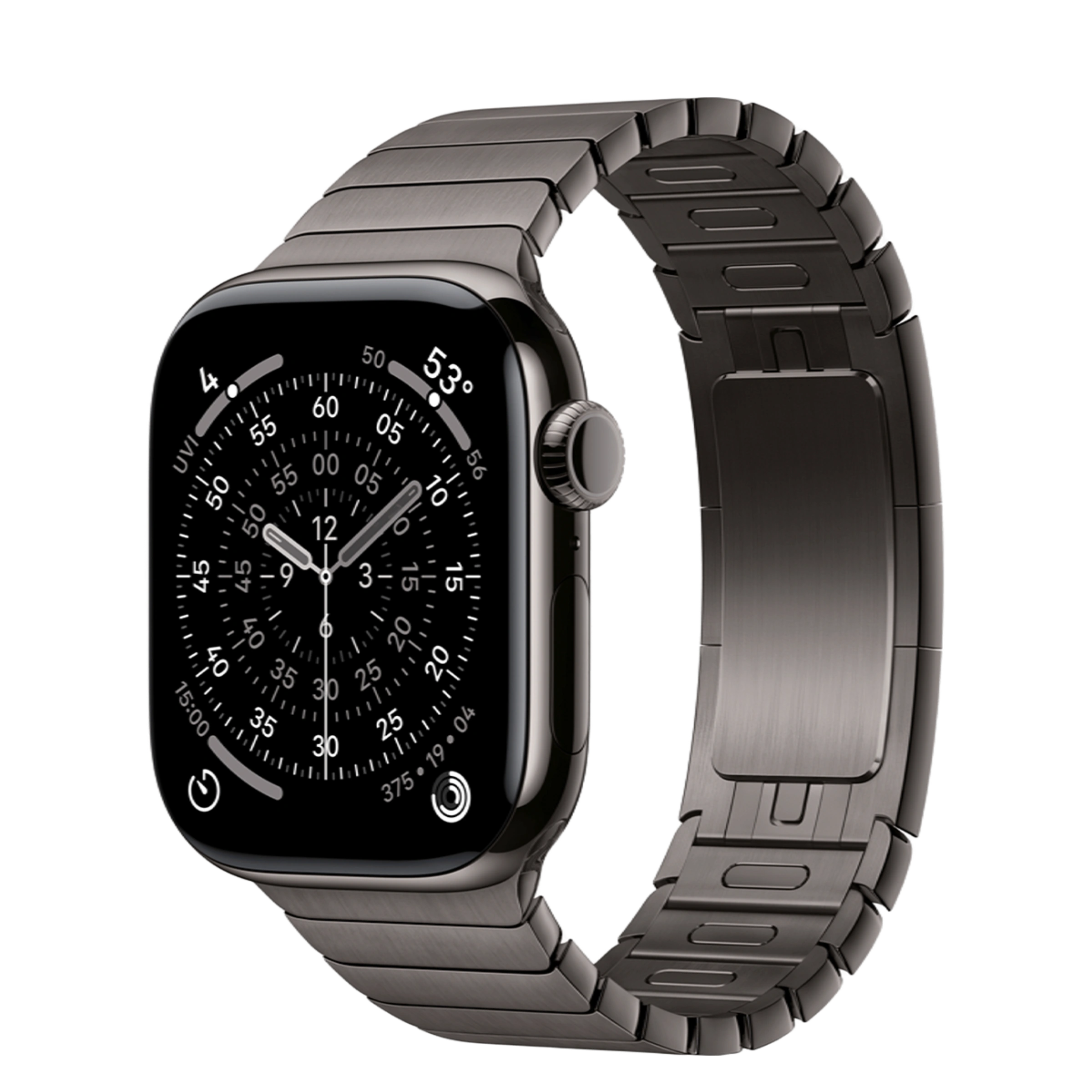 Apple Watch Series 11 GPS + Cellular 42mm Slate Titanium Case with Slate Link Bracelet (MF9K4+MXMD3)