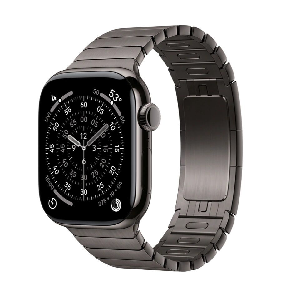 Apple Watch Series 11 GPS + Cellular 42mm Slate Titanium Case with Slate Link Bracelet (MF9K4+MXMD3)