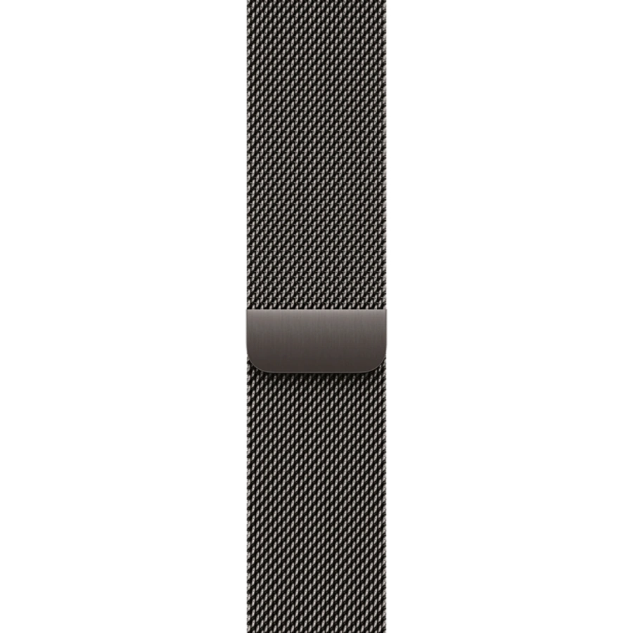 Apple Watch Series 11 GPS + Cellular 46mm Gold Titanium Case with Slate Milanese Loop - M/L (MFC34+MGJ74)