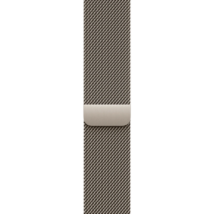 Apple Watch Series 11 GPS + Cellular 46mm Natural Titanium Case with Natural Milanese Loop - S/M (MFCY4)