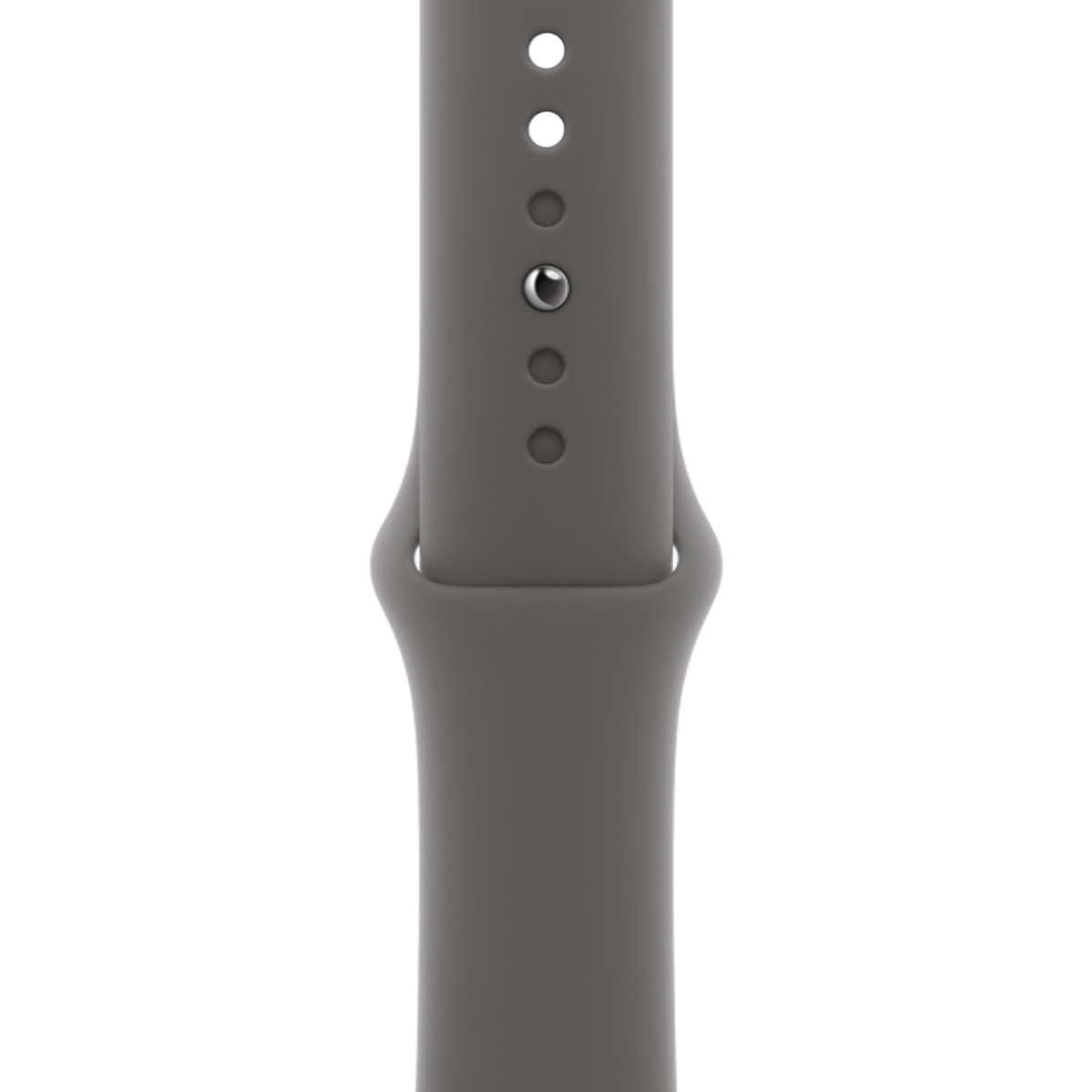 Apple Watch Series 11 GPS + Cellular 46mm Natural Titanium Case with Stone Gray Sport Band - S/M (MFCW4)