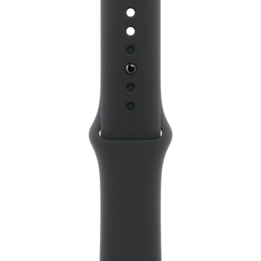 Apple Watch Series 11 GPS + Cellular 46mm Slate Titanium Case with Black Sport Band - S/M (MFD14)