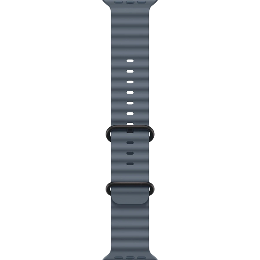 Apple Watch Ultra 3 GPS + Cellular 49mm Black Titanium Case with Anchor Blue Ocean Band (MF254+MGCJ4)