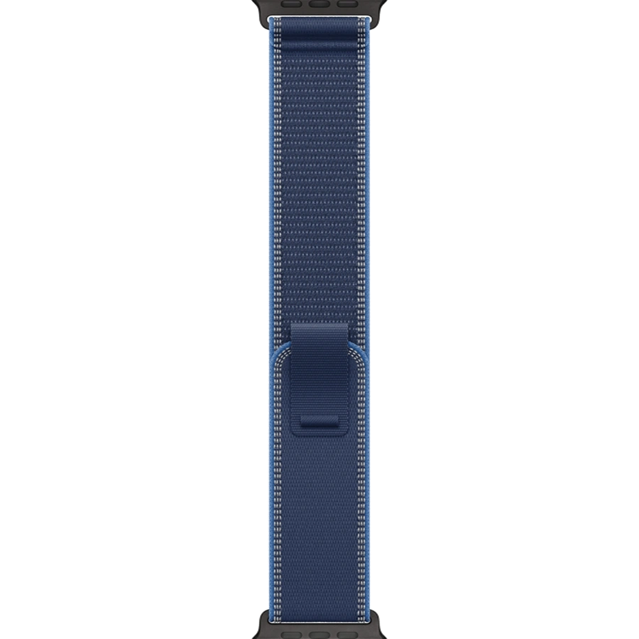 Apple Watch Ultra 3 GPS + Cellular 49mm Black Titanium Case with Blue/Bright Blue Trail Loop - M/L (MF254+MG9R4)