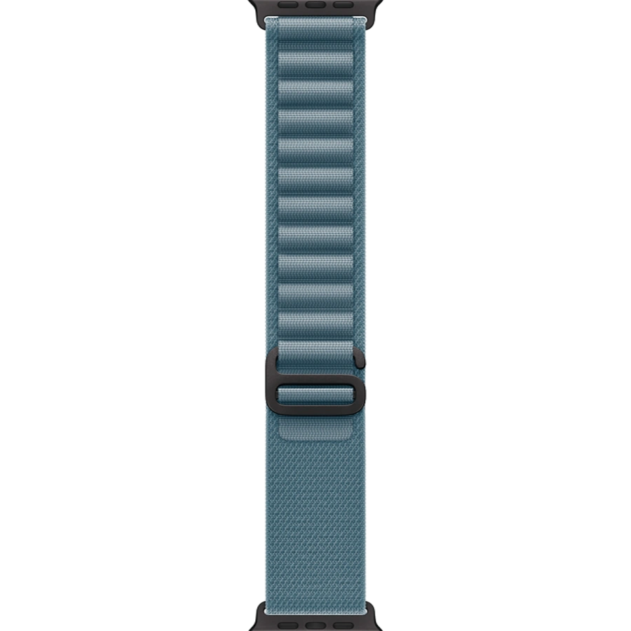 Apple Watch Ultra 3 GPS + Cellular 49mm Black Titanium Case with Light Blue Alpine Loop - Medium (MF254+MG9L4)