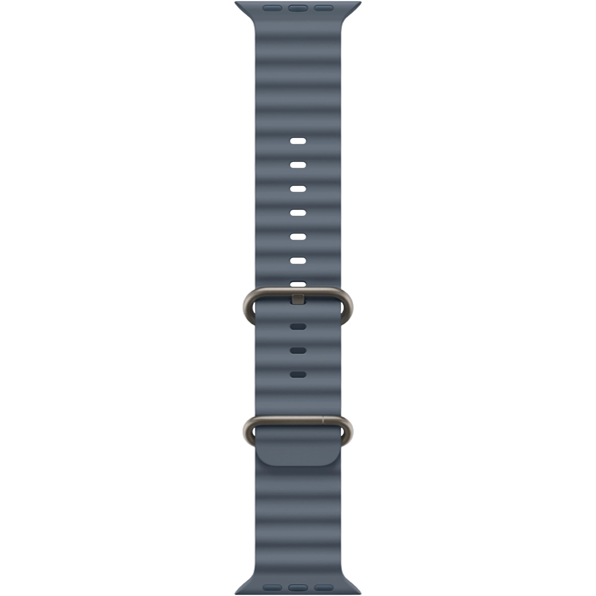 Apple Watch Ultra 3 GPS + Cellular 49mm Natural Titanium Case with Anchor Blue Ocean Band (MEWH4)