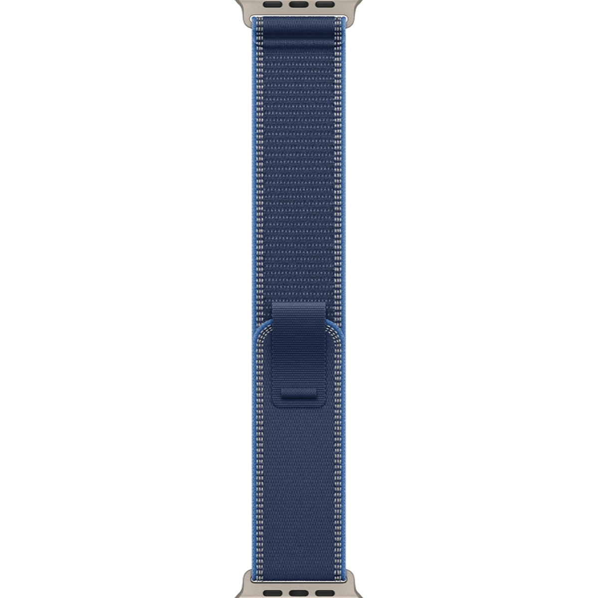 Apple Watch Ultra 3 GPS + Cellular 49mm Natural Titanium Case with Blue/Bright Blue Trail Loop - S/M (MEWR4)