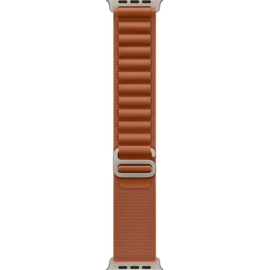 Apple Watch Ultra 3 GPS + Cellular 49mm Natural Titanium Case with Terra Cotta Alpine Loop - Small (MF1V4+MFTA4)