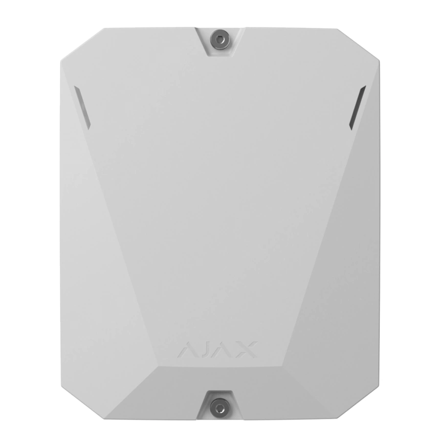 Бездротова централь із живленням від батареї Ajax Hub BP - White