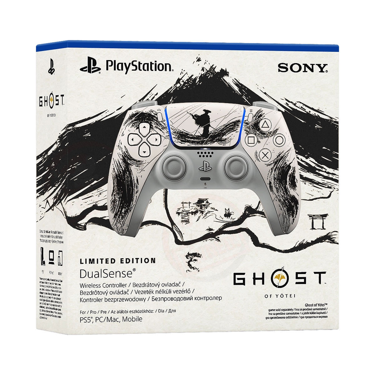 Бездротовий геймпад Sony DualSense - Ghost of Yotei Black Limited Edition