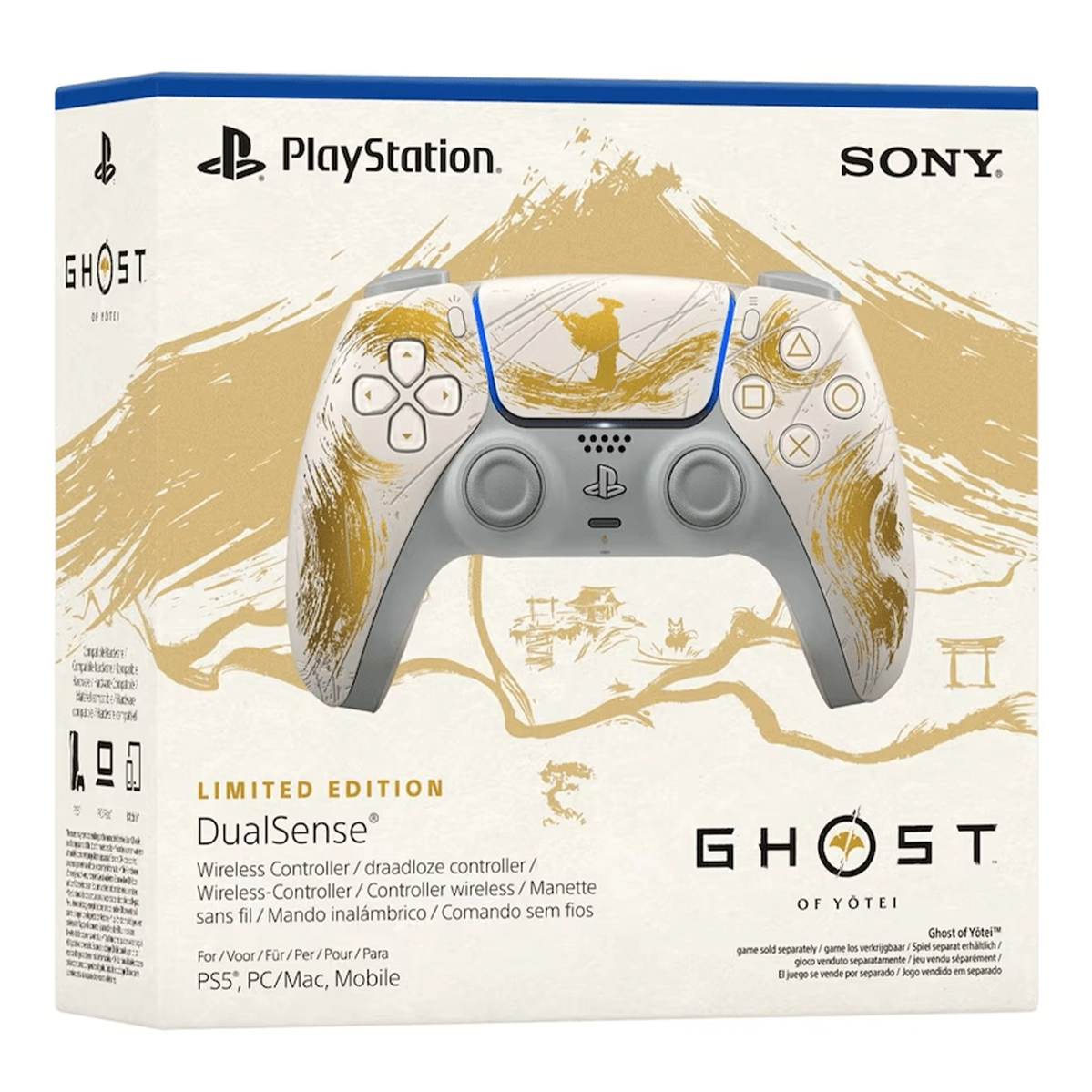 Бездротовий геймпад Sony DualSense - Ghost of Yotei Gold Limited Edition