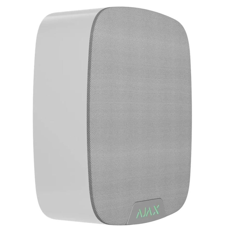 Бездротовий голосовий модуль для верифікації тривог Ajax SpeakerPhone - White