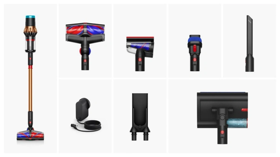 Беспроводной пылесос Dyson V16 Piston Animal Submarine с насадкой для влажной уборки твердых полов - Black/Copper (492969-01)