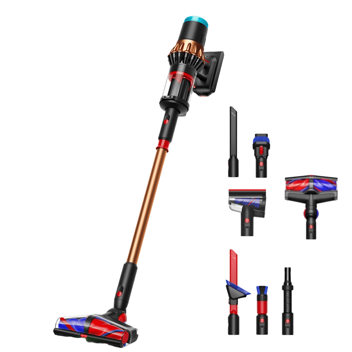Беспроводной пылесос Dyson V16 Piston Animal с набором для специальной уборки - Black/Copper (495948-01)