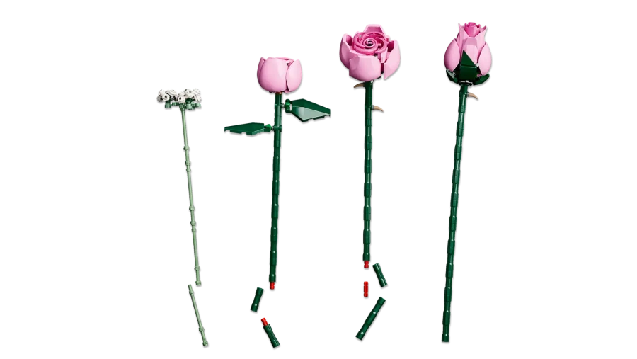 Блоковий конструктор LEGO Botanicals Букет рожевих троянд (10374)
