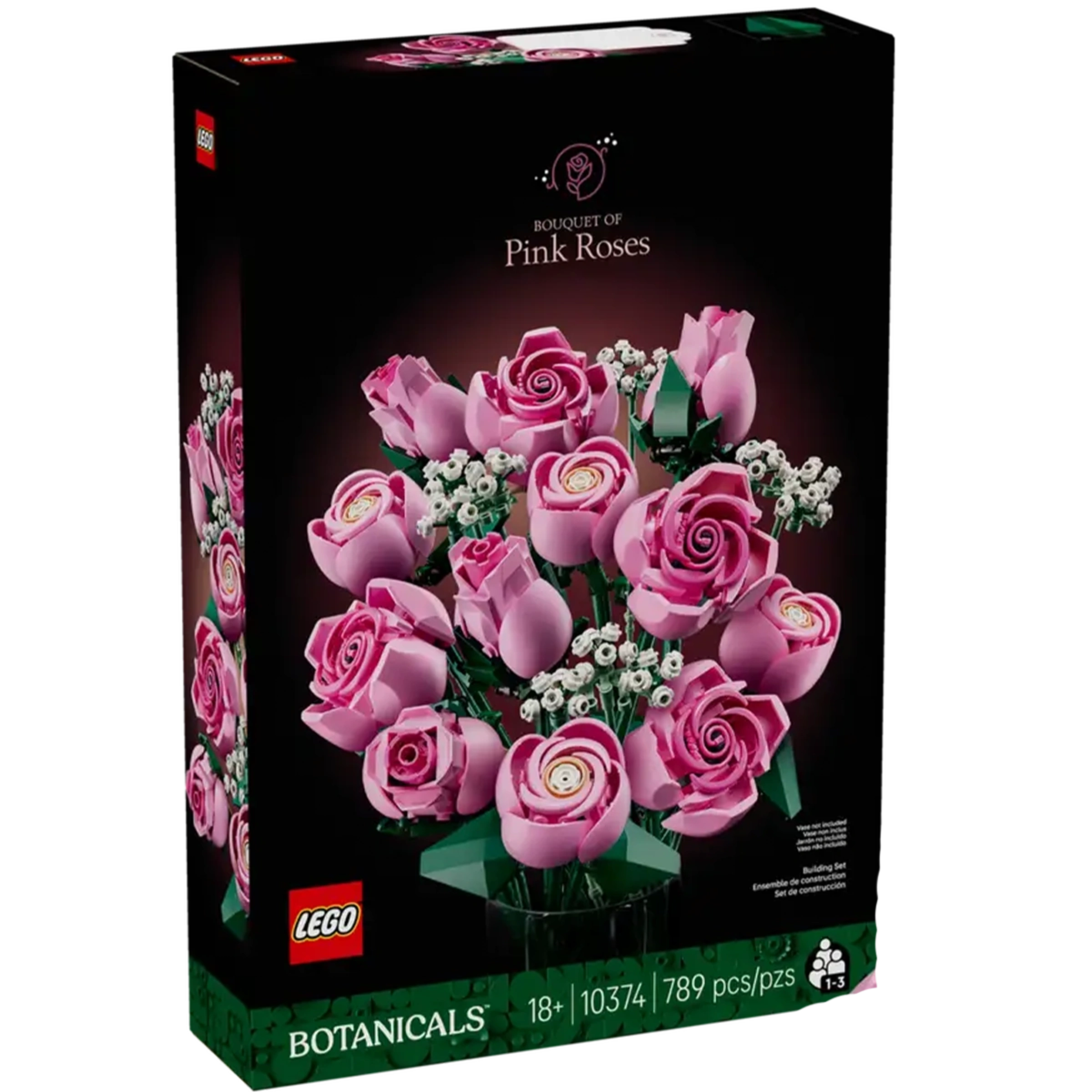 Блоковый конструктор LEGO Botanicals Букет рожевих троянд (10374)