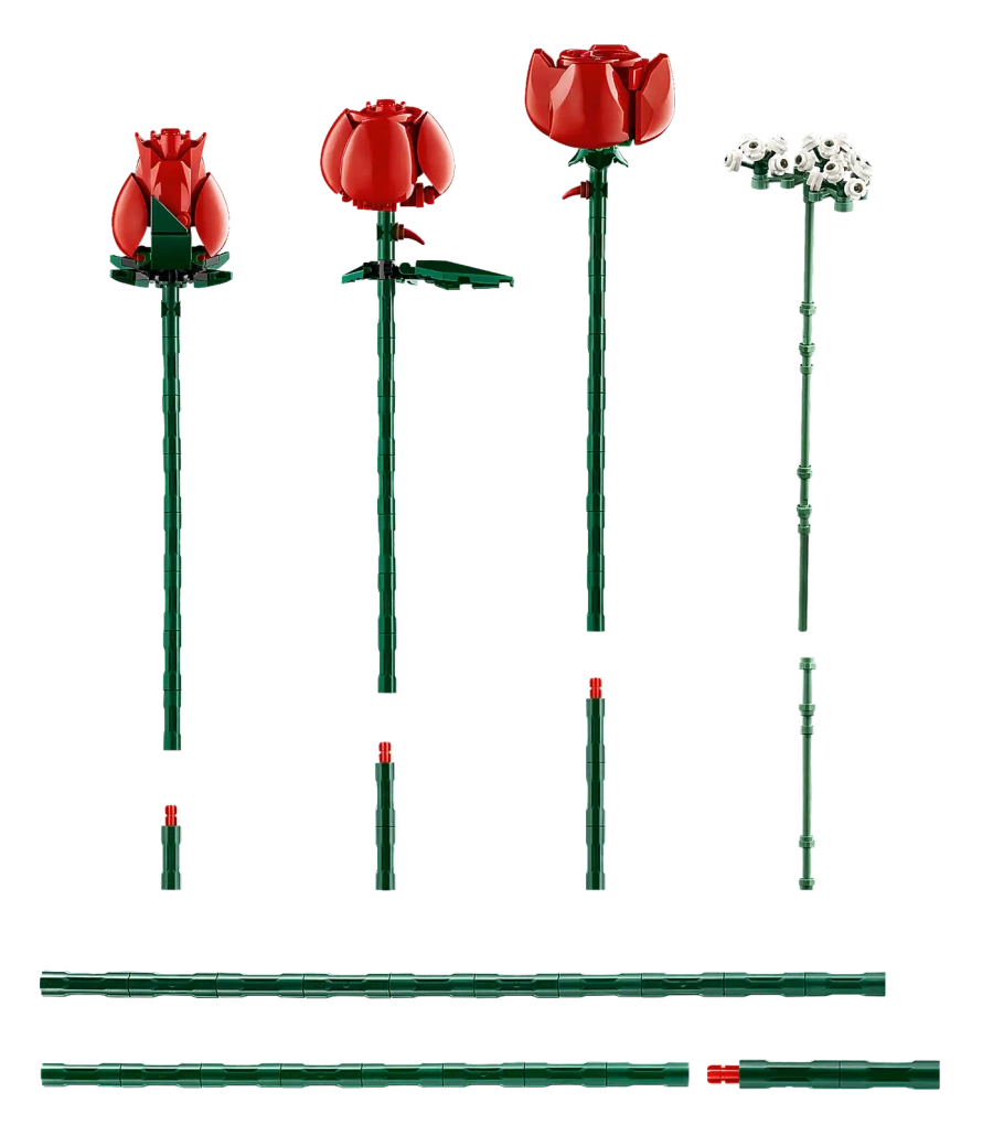 Блоковий конструктор LEGO Botanicals Букет троянд (10328)