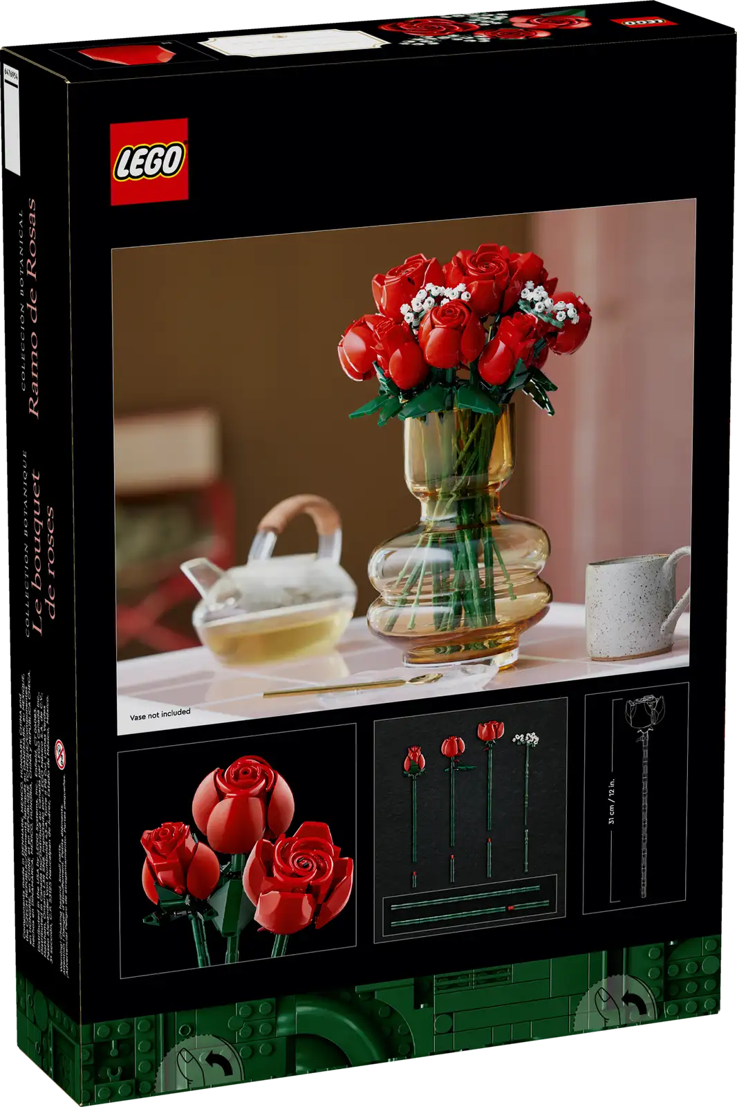 Блоковый конструктор LEGO Botanicals Букет роз (10328)
