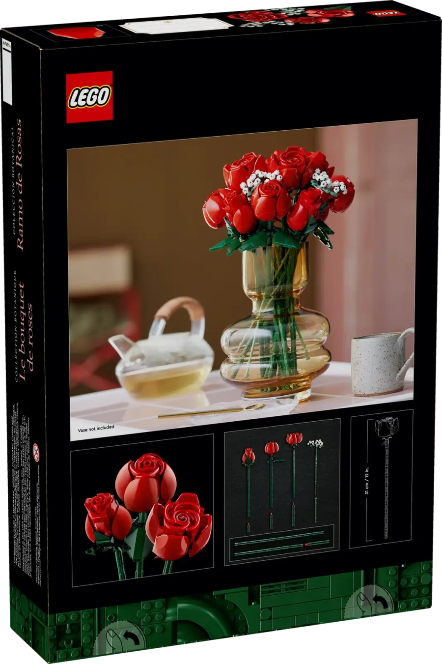 Блоковий конструктор LEGO Botanicals Букет троянд (10328)