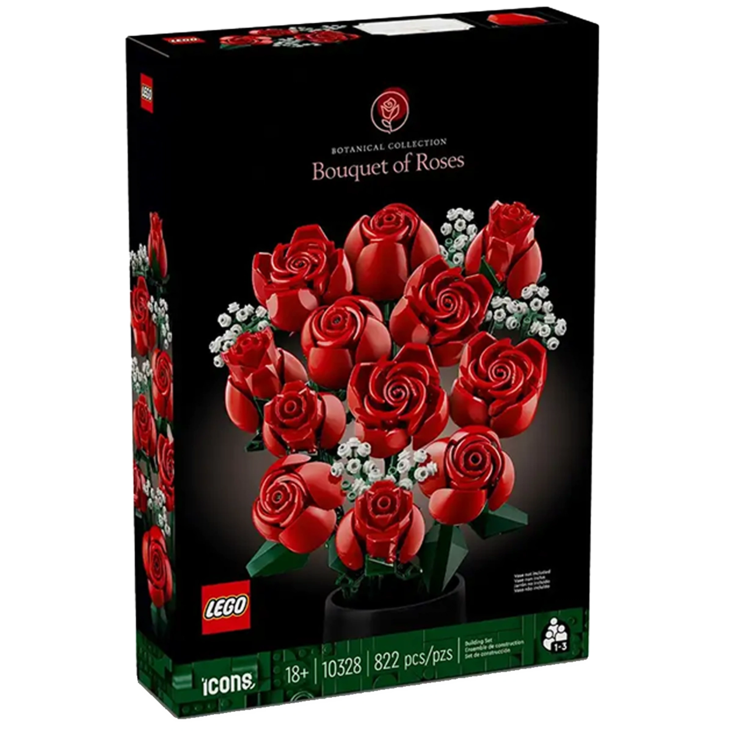 Блоковый конструктор LEGO Botanicals Букет роз (10328)