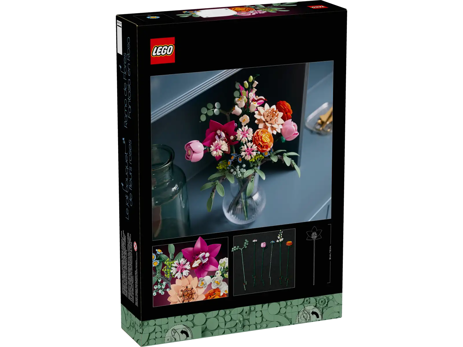 Блоковый конструктор LEGO Botanicals Милый розовый букет цветов (10342)