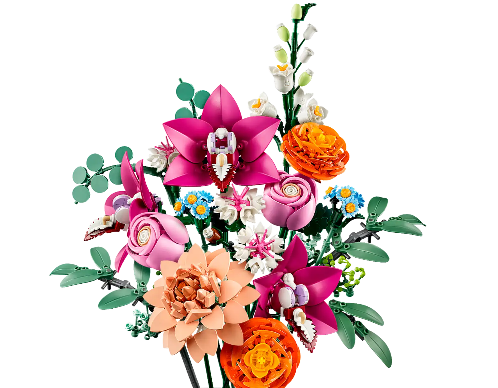 Блоковый конструктор LEGO Botanicals Милый розовый букет цветов (10342)