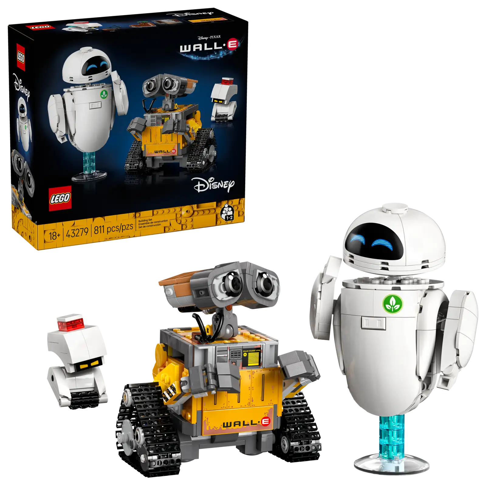Блоковий конструктор LEGO Disney Pixar Воллі та Єва (43279)