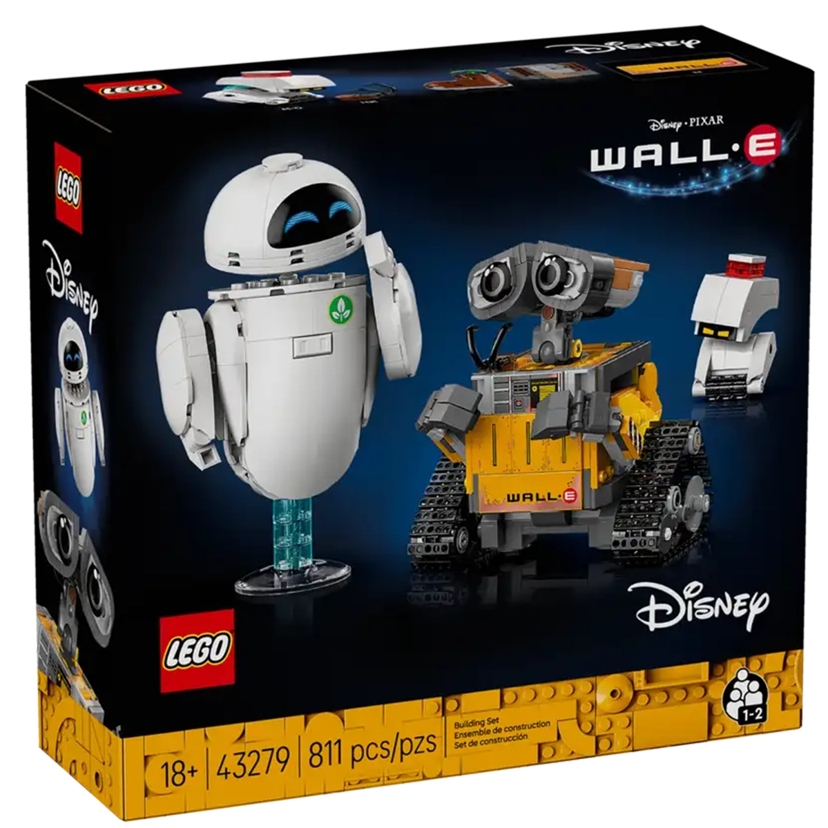 Блоковий конструктор LEGO Disney Pixar Воллі та Єва (43279)