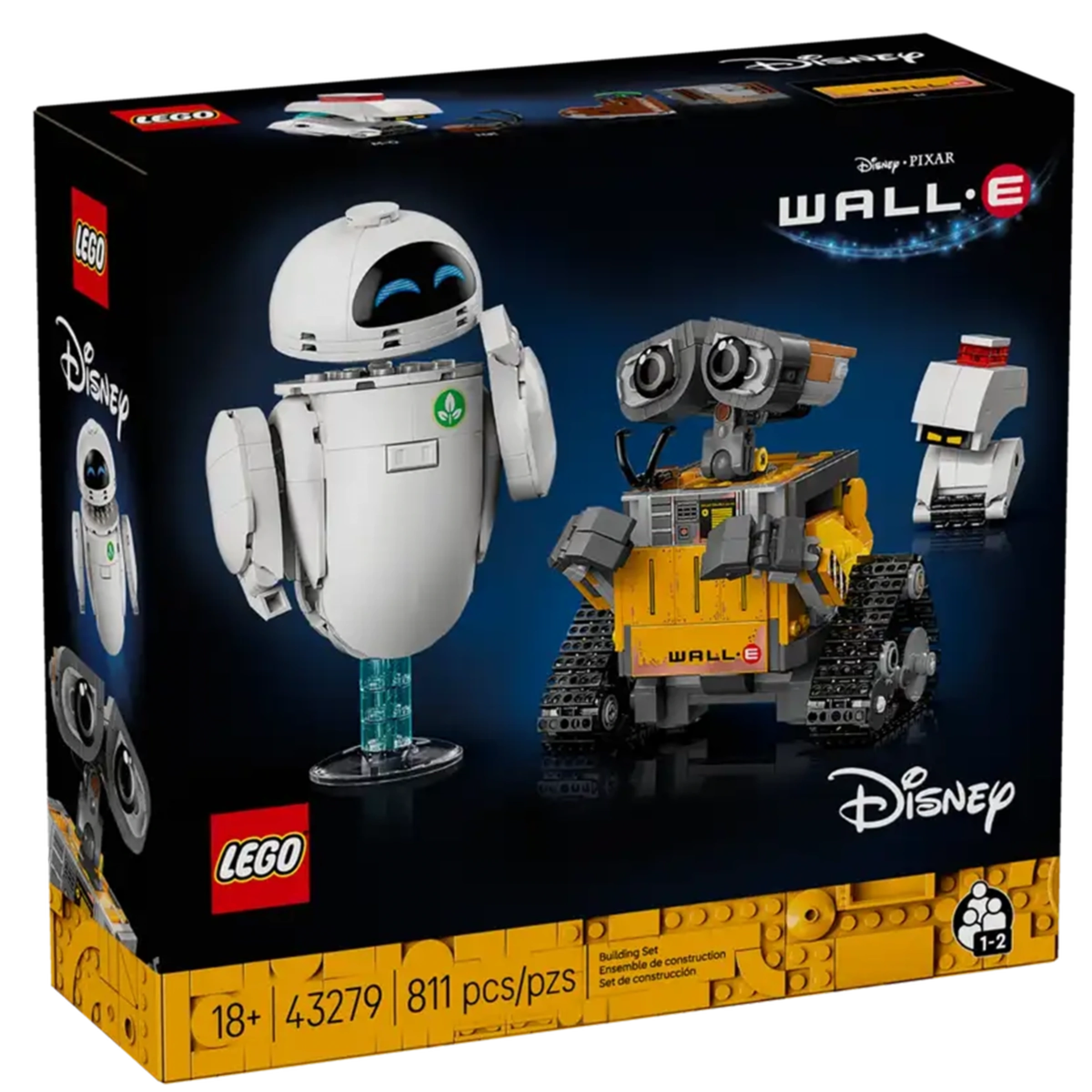 Блоковый конструктор LEGO Disney Pixar Уолли и Ева (43279)