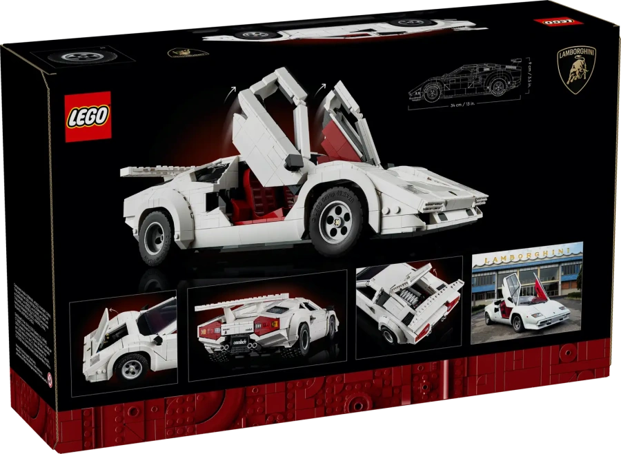 Блоковий конструктор LEGO Icons Lamborghini Countach 5000 Quattrovalvole (10337)