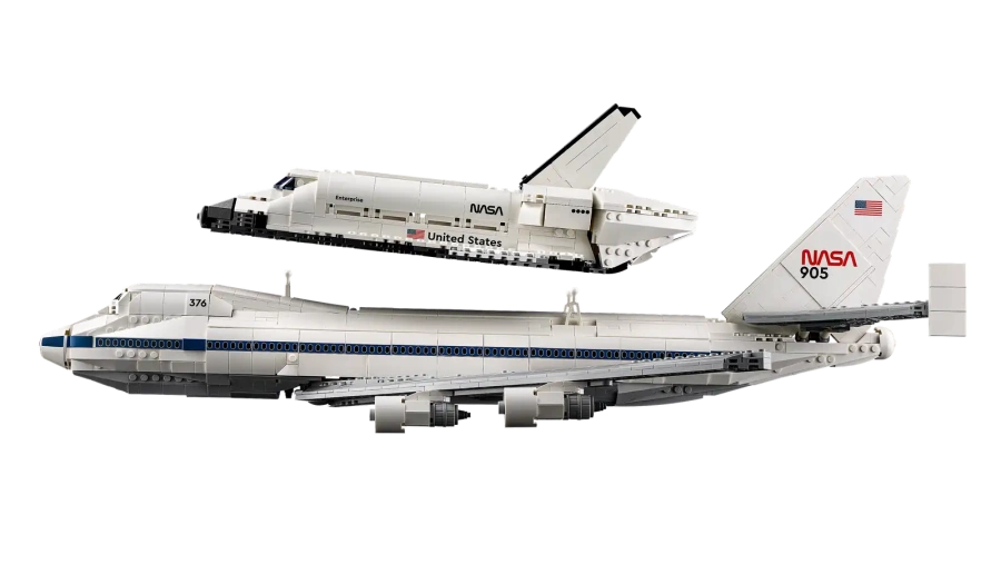 Блоковий конструктор LEGO Icons Літак-носій шатла Айконс (10360)