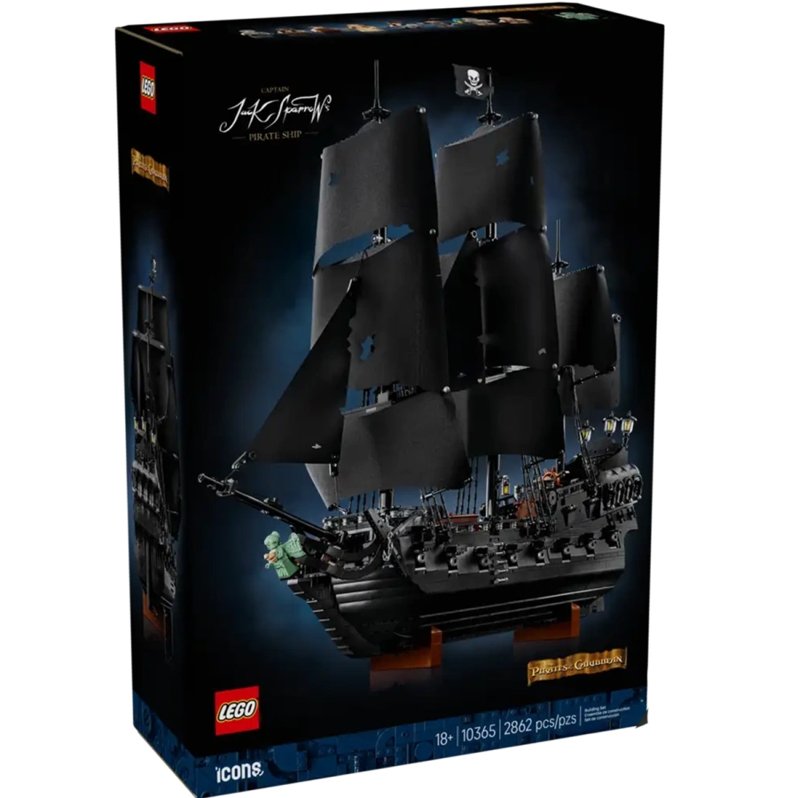 Блоковий конструктор LEGO Icons Піратський корабель капітана Джека Горобця (10365)