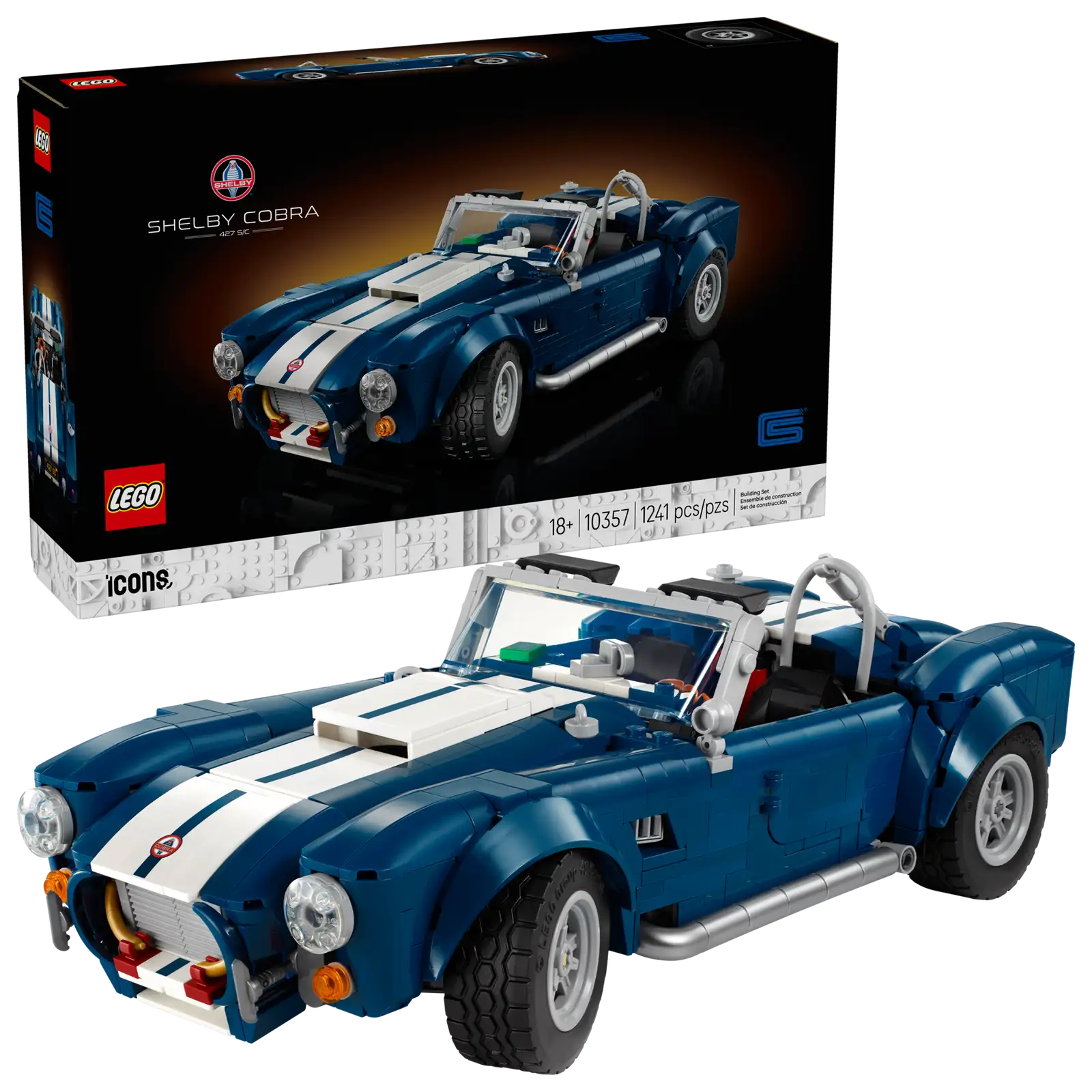 Блоковый конструктор LEGO Icons Shelby Cobra 427 S/C (10357)