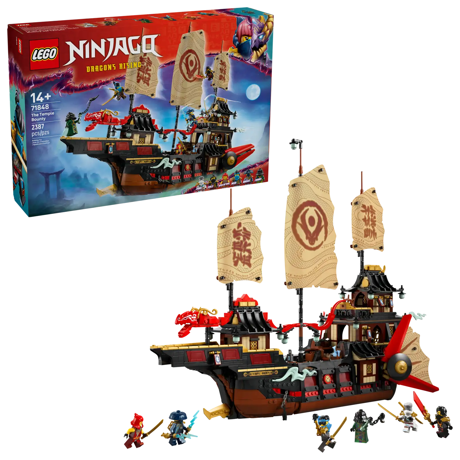 Блоковый конструктор LEGO Ninjago Щедрость храма (71848)