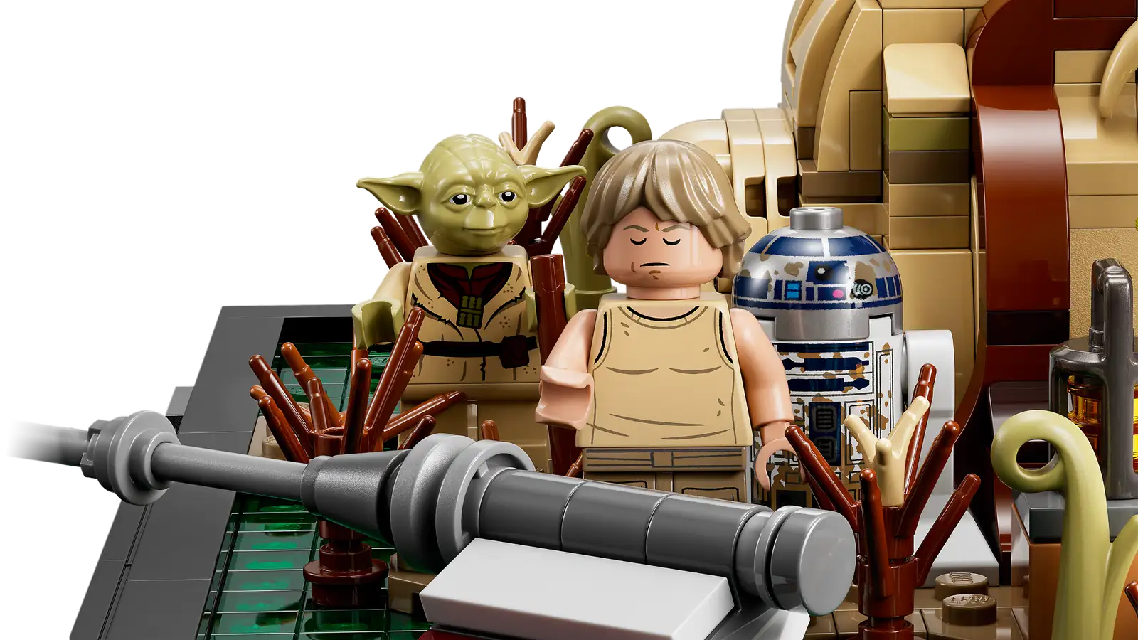 Блоковый конструктор LEGO Star Wars Диорама тренировки Джедая на Дагобе (75330)