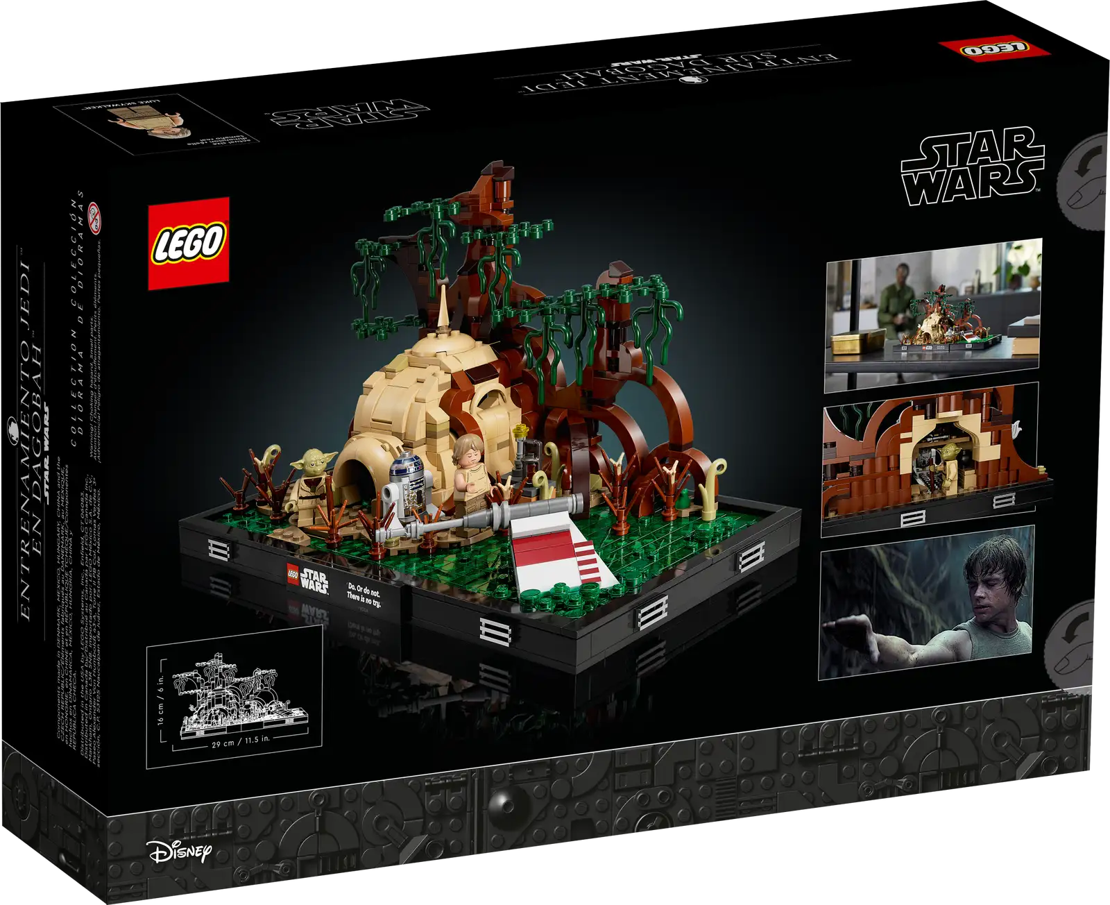 Блоковый конструктор LEGO Star Wars Диорама тренировки Джедая на Дагобе (75330)