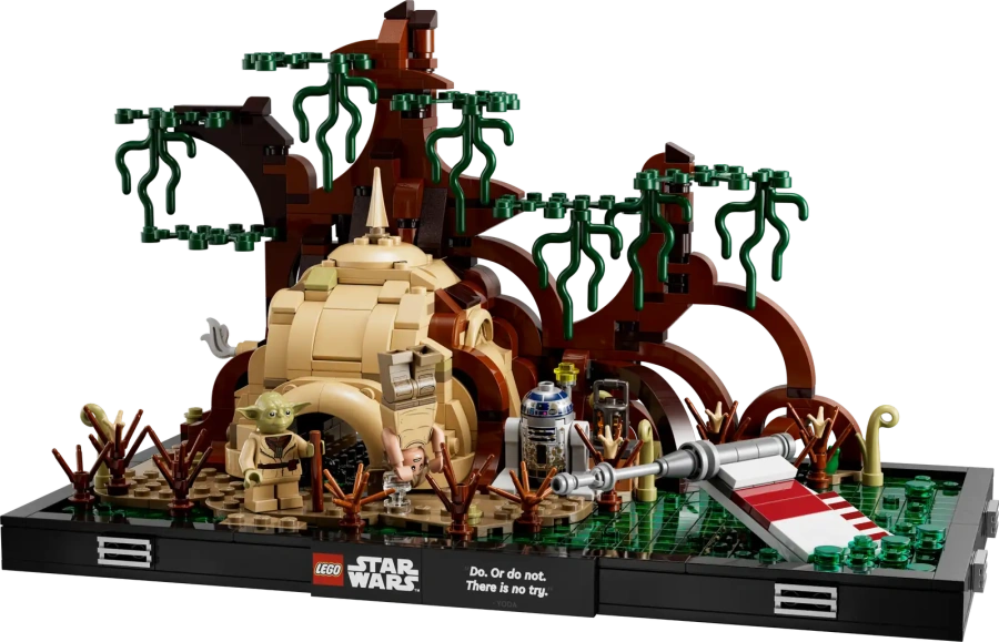 Блоковий конструктор LEGO Star Wars Діорама тренування Джедая на Дагобі (75330)