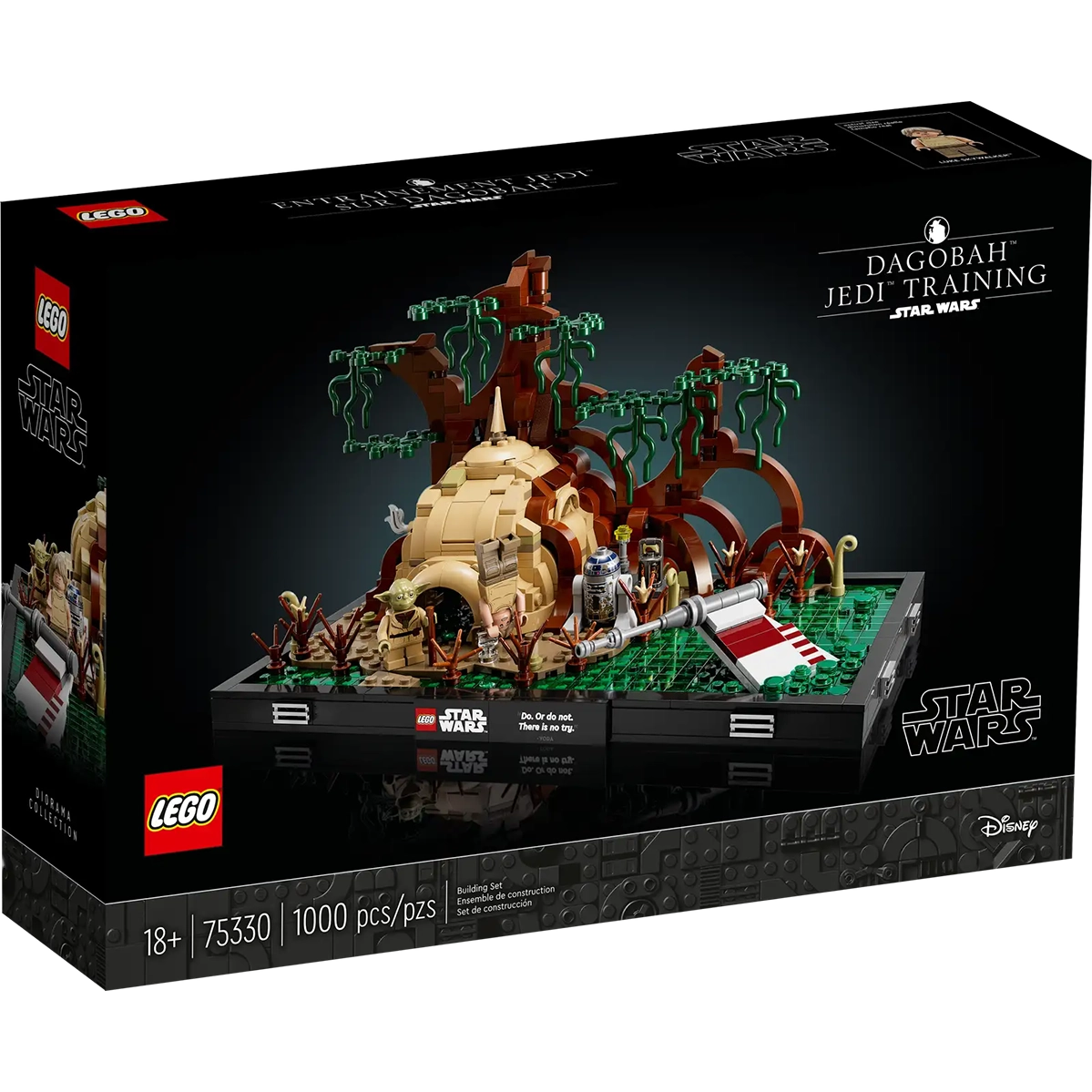 Блоковый конструктор LEGO Star Wars Диорама тренировки Джедая на Дагобе (75330)