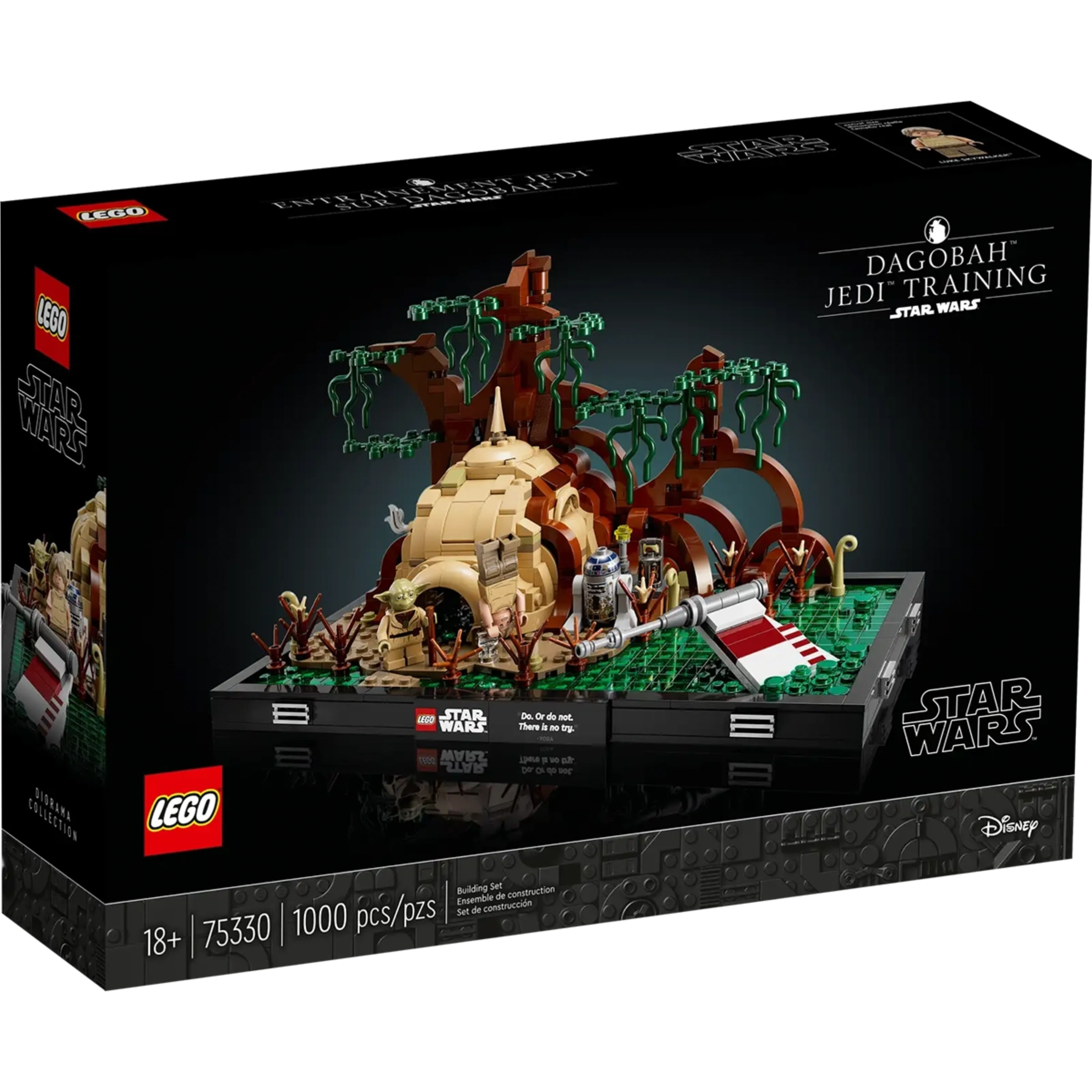 Блоковый конструктор LEGO Star Wars Диорама тренировки Джедая на Дагобе (75330)