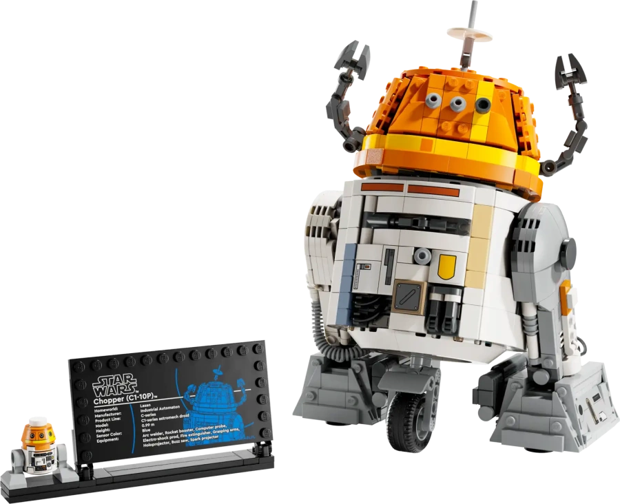 Блоковий конструктор LEGO Star Wars Дроїд-астромеханік Чоппер C1-10P (75416)