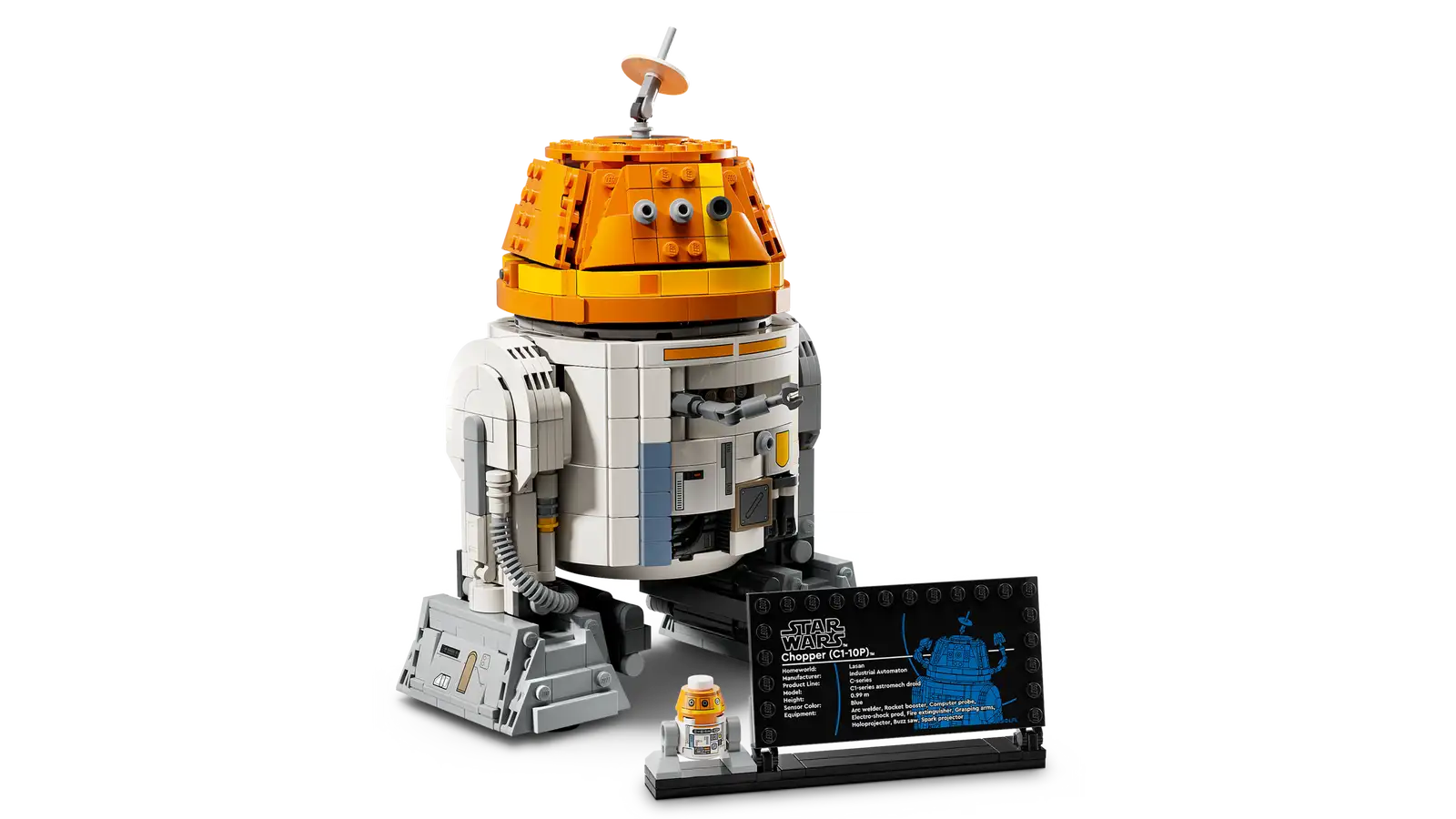 Блоковый конструктор LEGO Star Wars Дроид-астромеханик Чоппер C1-10P (75416)
