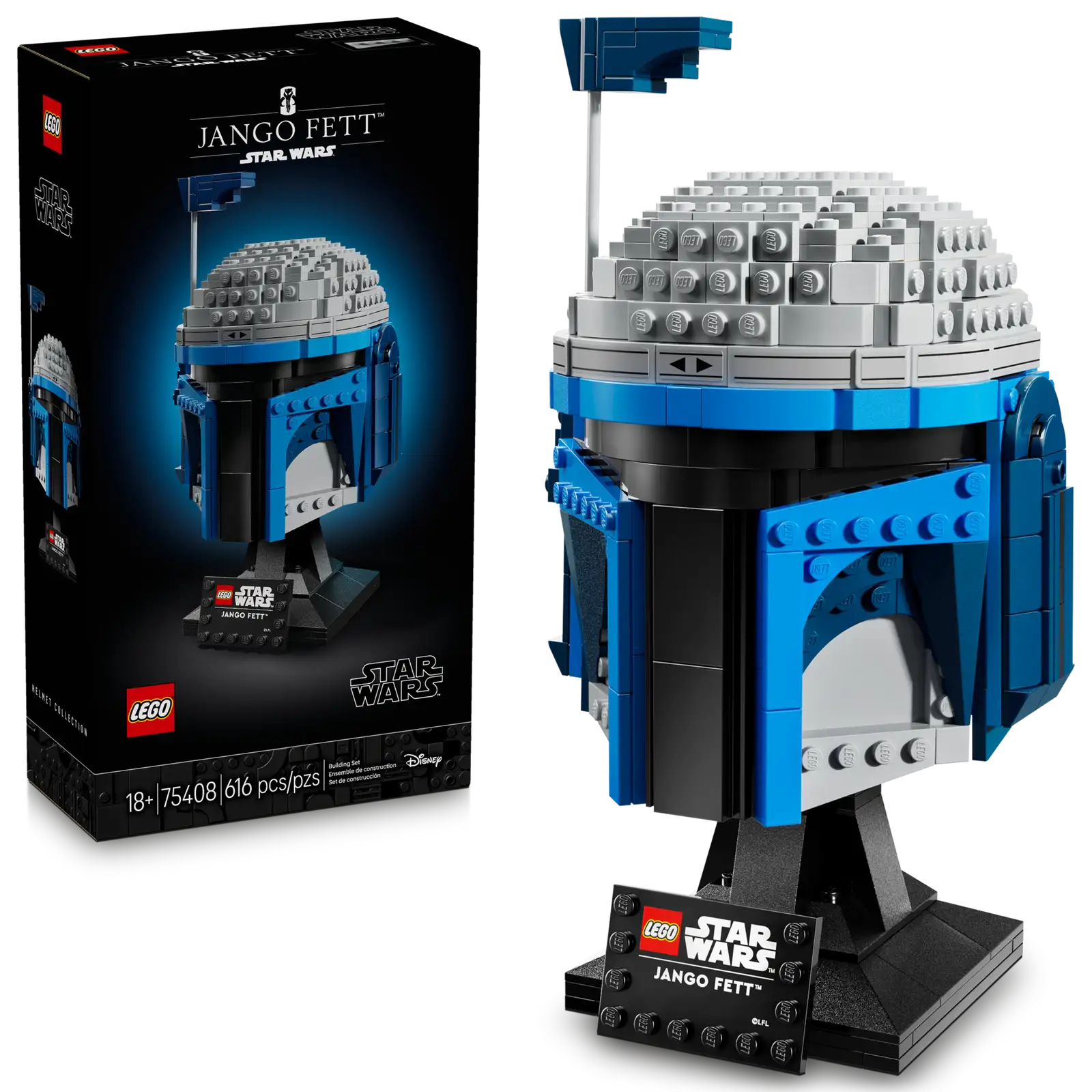 Блоковый конструктор LEGO Star Wars Шлем Джанго Фетт (75408)