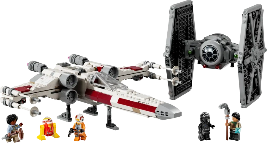Блоковий конструктор LEGO Star Wars Збірний пакет «Винищувач TIE і Корабель X-wing» (75393)