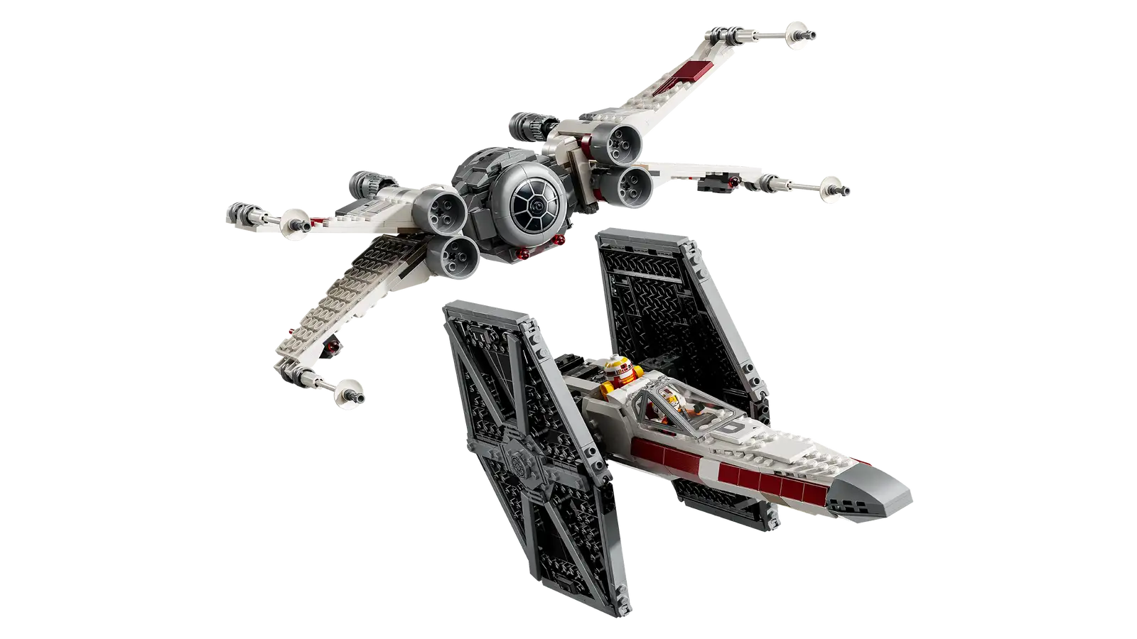 Блоковий конструктор LEGO Star Wars Збірний пакет «Винищувач TIE і Корабель X-wing» (75393)